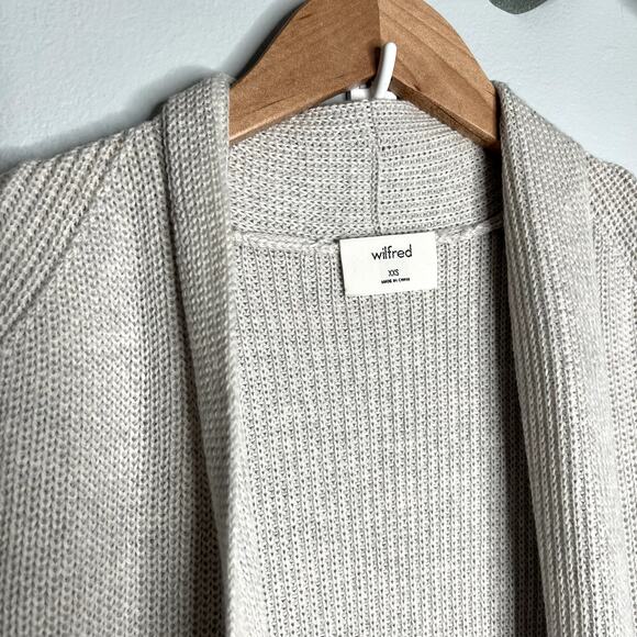 Wilfred Light Gray Olivie Sleeveless Cardigan LAST CALL - Picture 3 of 7